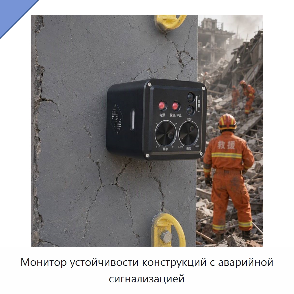 Монитор устойчивости конструкций с аварийной сигнализацией — Испытательное оборудование