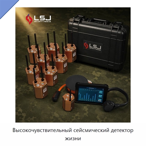 Высокочувствительный сейсмический детектор жизни