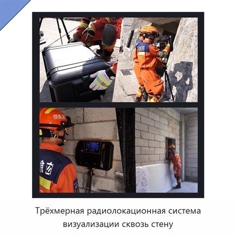 Трёхмерная радиолокационная система визуализации сквозь стену