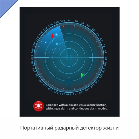 Портативный радарный детектор жизни