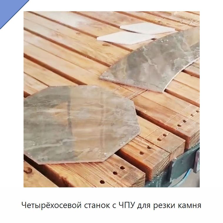 Четырёхосевой станок с ЧПУ для резки камня — Оборудование для обработки камня