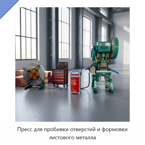 Пресс для пробивки отверстий и формовки листового металла