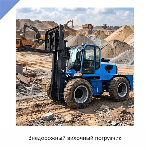 Внедорожный вилочный погрузчик