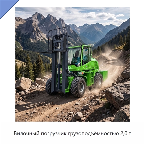 Вилочный погрузчик грузоподъёмностью 2,0 т