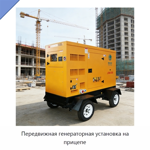 Передвижная генераторная установка на прицепе