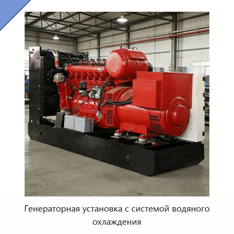 Генераторная установка с системой водяного охлаждения