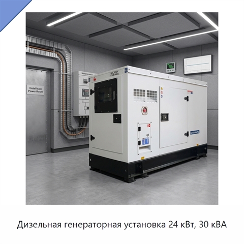 Дизельная генераторная установка 24 кВт, 30 кВА