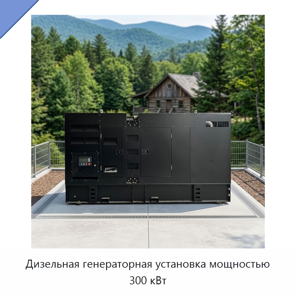 Дизельная генераторная установка мощностью 300 кВт — Дизельные генераторы