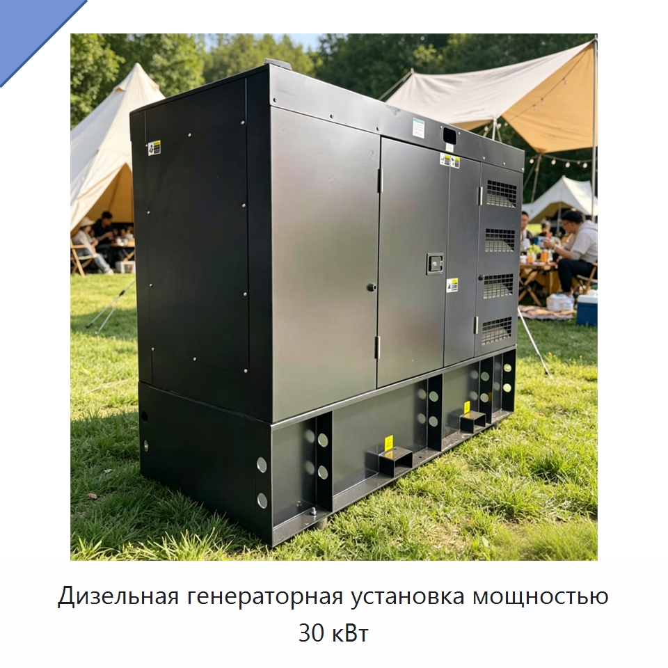 Дизельная генераторная установка мощностью 30 кВт — Дизельные генераторы