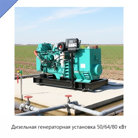 Дизельная генераторная установка 50/64/80 кВт
