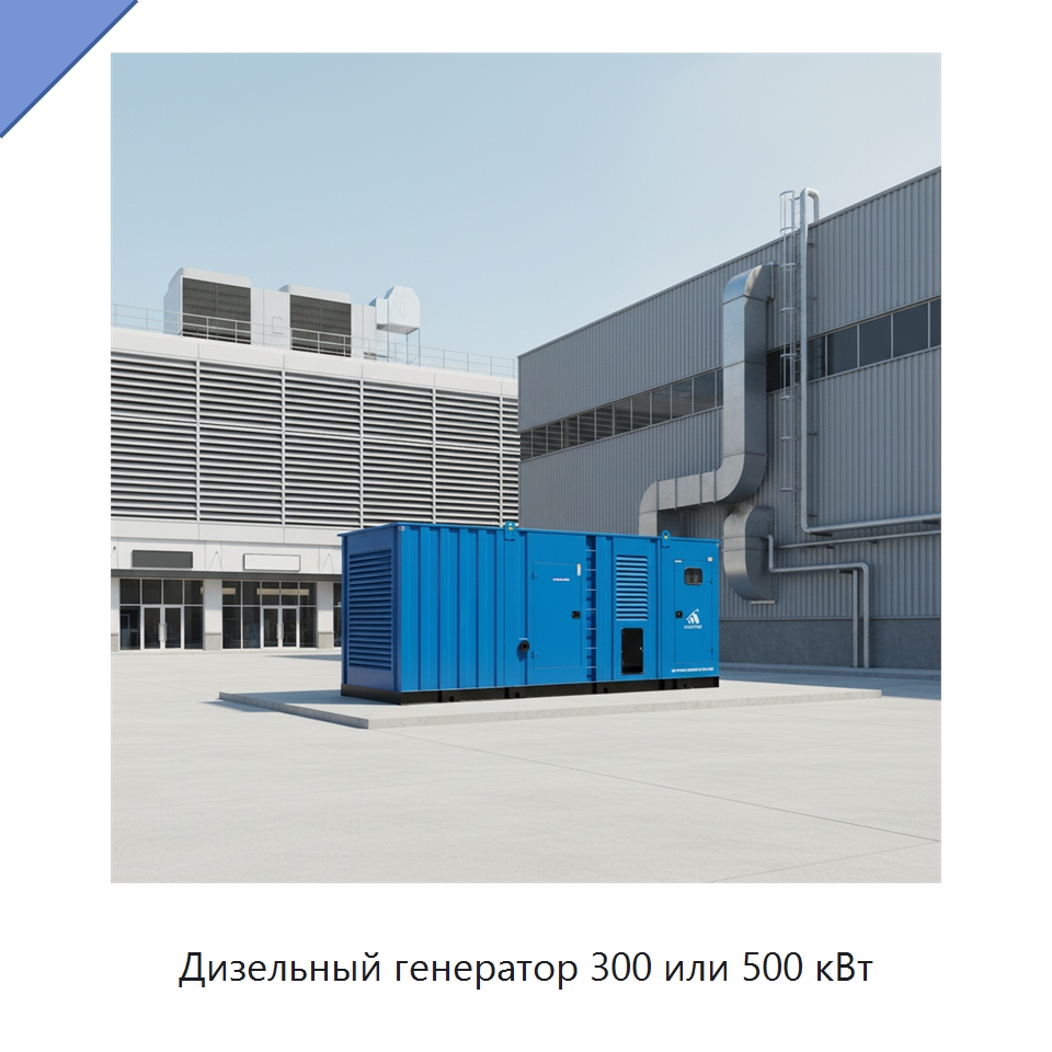 Дизельный генератор 300 или 500 кВт — Дизельные генераторы