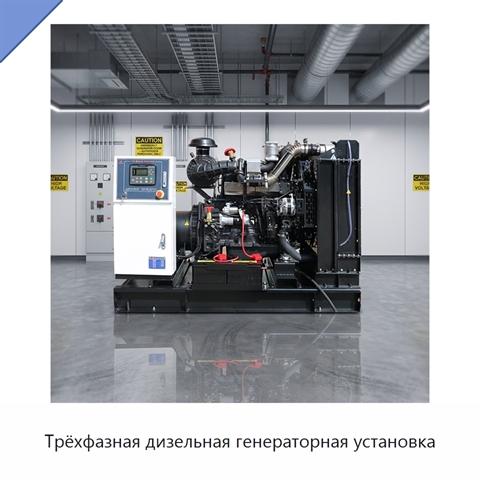 Трёхфазная дизельная генераторная установка