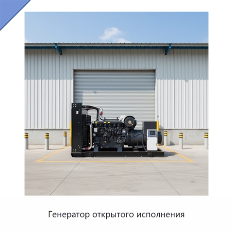 Генератор открытого исполнения