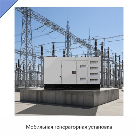 Мобильная генераторная установка