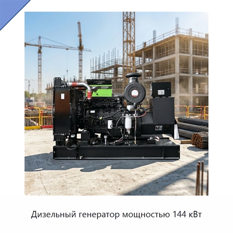 Дизельный генератор мощностью 144 кВт