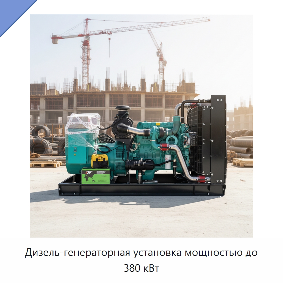 Дизель-генераторная установка мощностью до 380 кВт — Дизельные генераторы