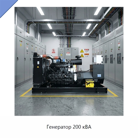 Генератор 200 кВА
