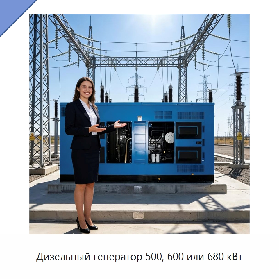Дизельный генератор 500, 600 или 680 кВт — Дизельные генераторы