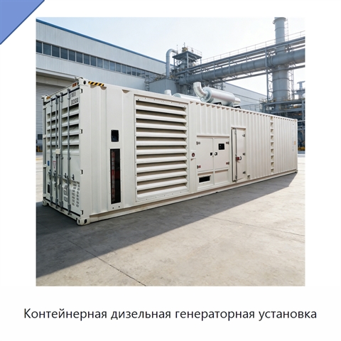 Контейнерная дизельная генераторная установка