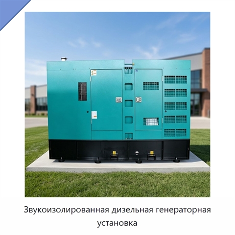 Звукоизолированная дизельная генераторная установка