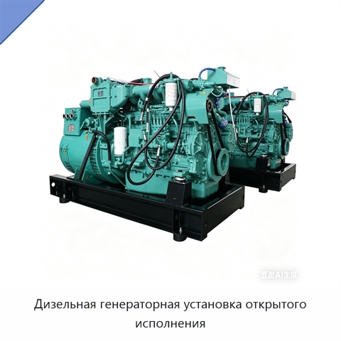 Дизельная генераторная установка открытого исполнения