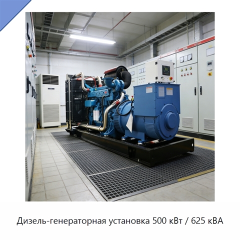 Дизель-генераторная установка 500 кВт / 625 кВА