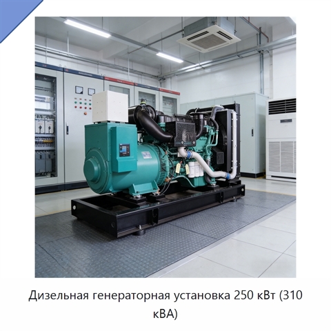 Дизельная генераторная установка 250 кВт (310 кВА)