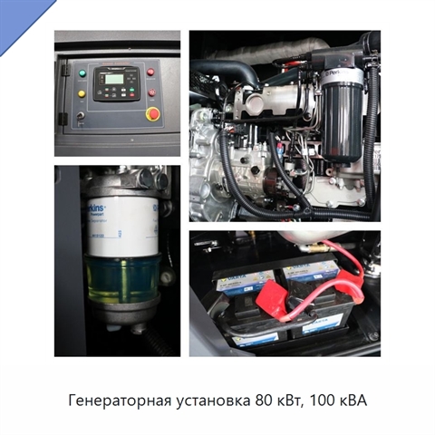 Генераторная установка 80 кВт, 100 кВА