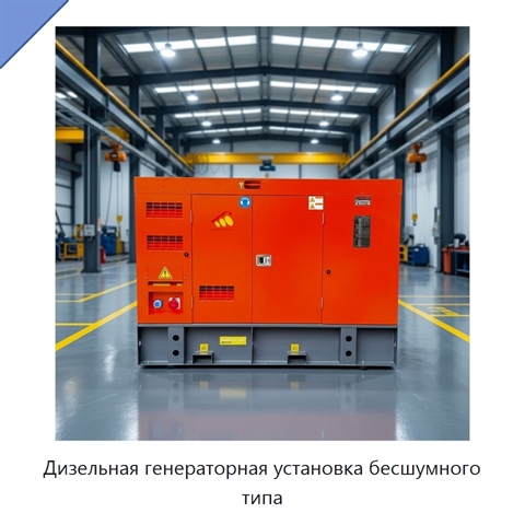 Дизельная генераторная установка бесшумного типа