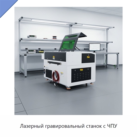 Лазерный гравировальный станок с ЧПУ
