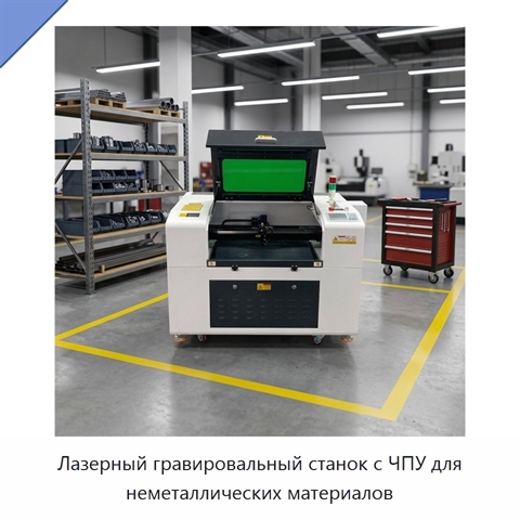 Лазерный гравировальный станок с ЧПУ для неметаллических материалов