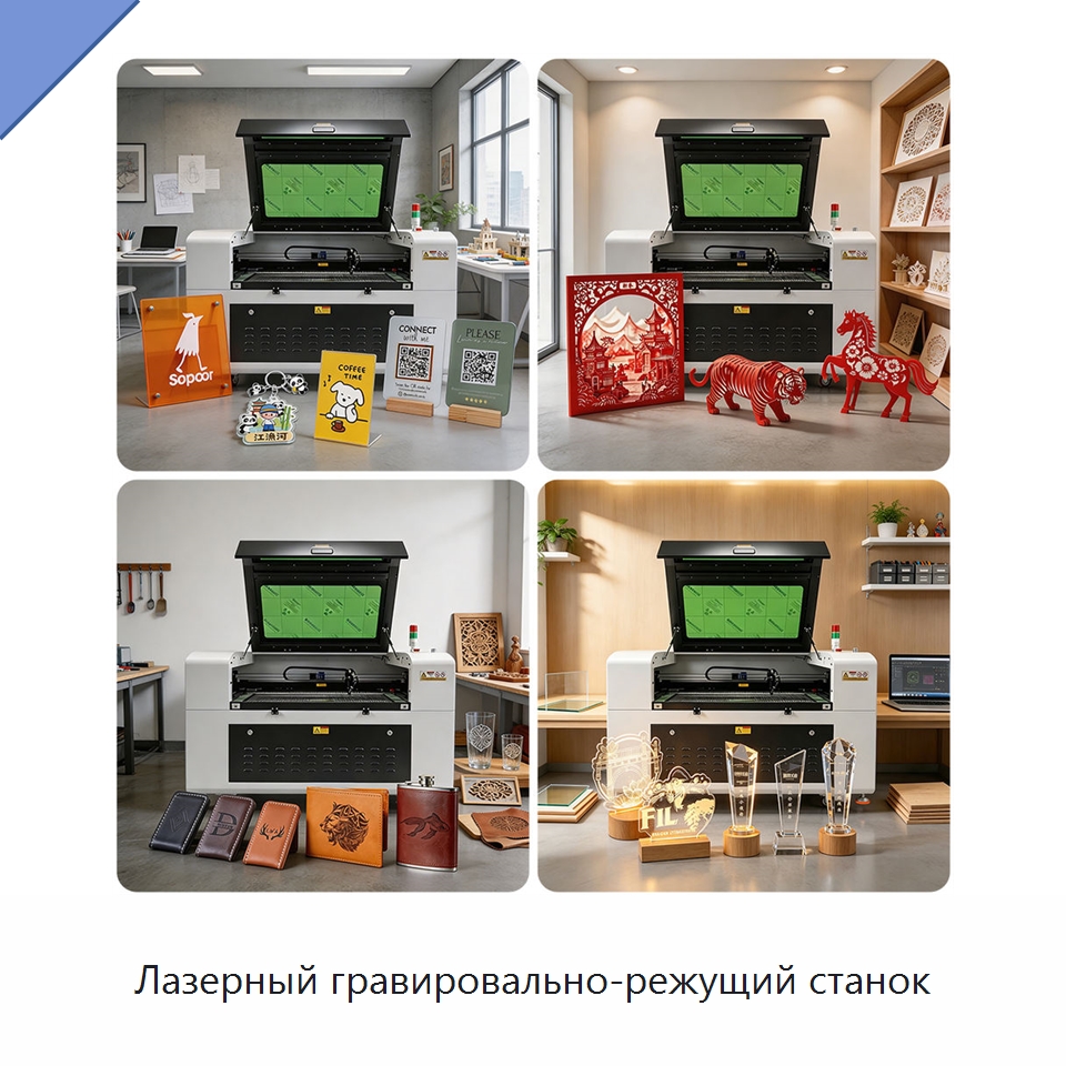 Лазерный гравировально-режущий станок — Лазерные гравировальные станки
