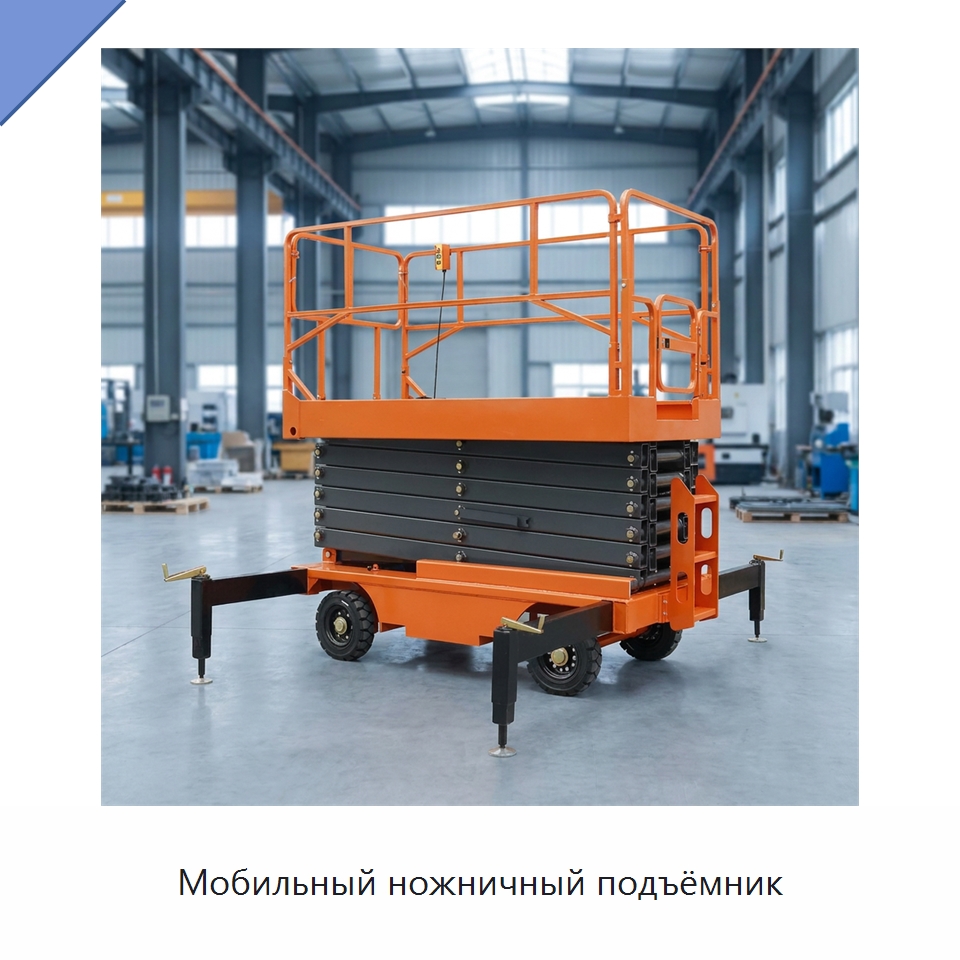 Мобильный ножничный подъёмник — Подъемные столы