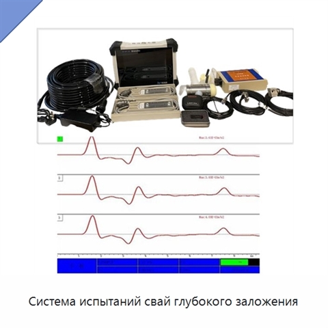 Система испытаний свай глубокого заложения