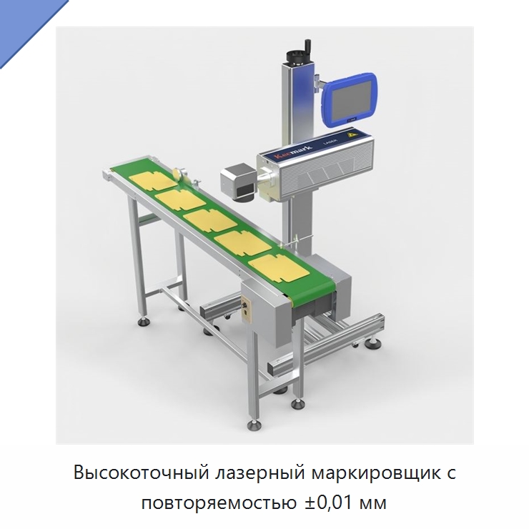 Высокоточный лазерный маркировщик с повторяемостью ±0,01 мм — Лазерные маркировочные станки