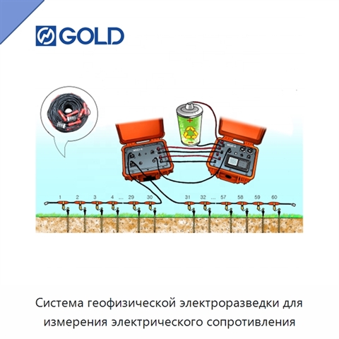 Система геофизической электроразведки для измерения электрического сопротивления