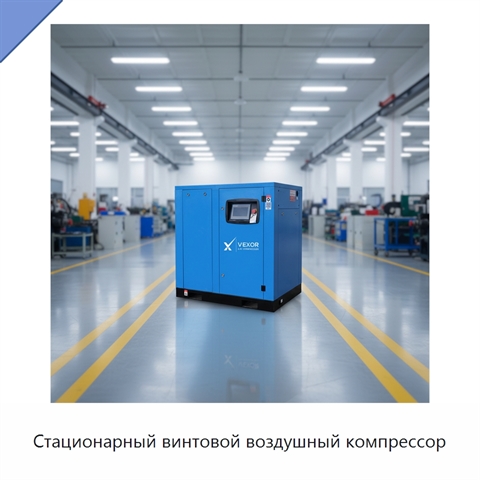 Стационарный винтовой воздушный компрессор