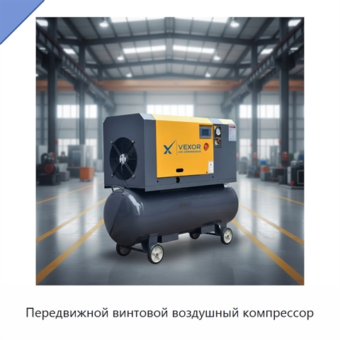 Передвижной винтовой воздушный компрессор