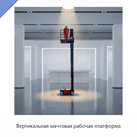 Вертикальная мачтовая рабочая платформа