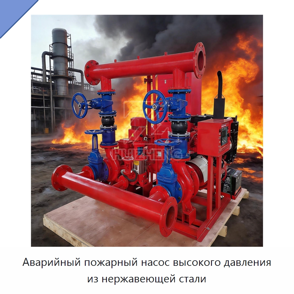 Аварийный пожарный насос высокого давления из нержавеющей стали — Насосы
