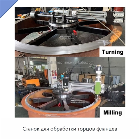 Станок для обработки торцов фланцев
