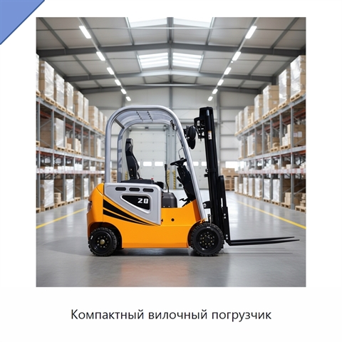 Компактный вилочный погрузчик