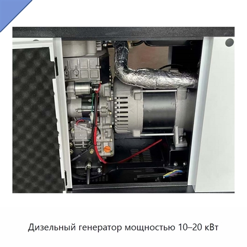 Дизельный генератор мощностью 10–20 кВт
