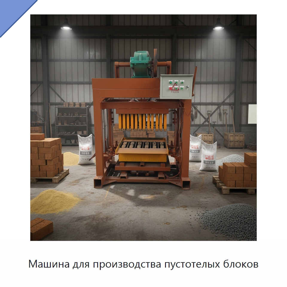 Машина для производства пустотелых блоков — Оборудование для производства кирпича