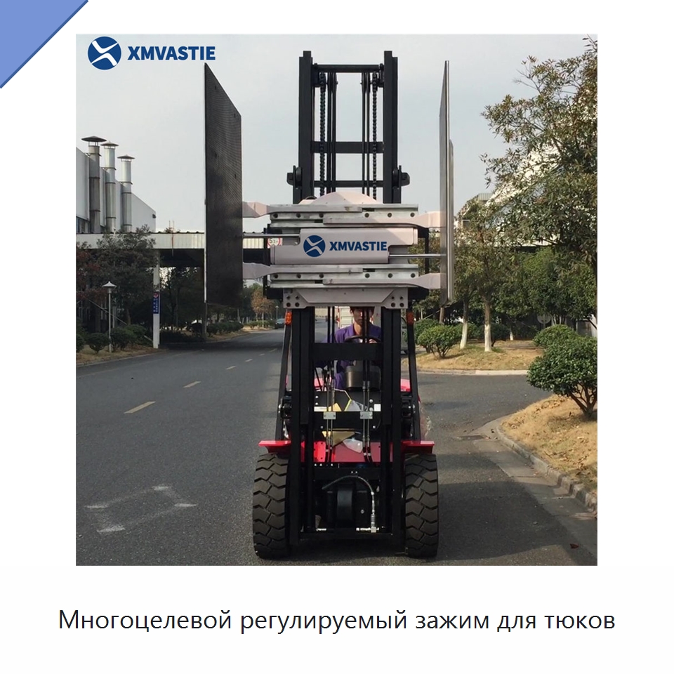 Многоцелевой регулируемый зажим для тюков