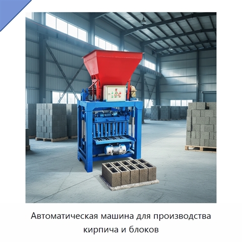 Автоматическая машина для производства кирпича и блоков