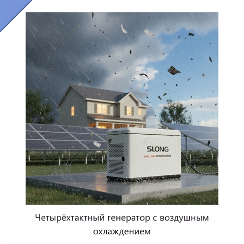 Четырёхтактный генератор с воздушным охлаждением