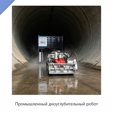 Промышленный дноуглубительный робот