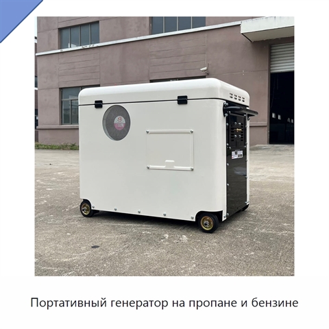 Портативный генератор на пропане и бензине