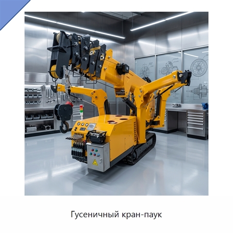 Гусеничный кран-паук